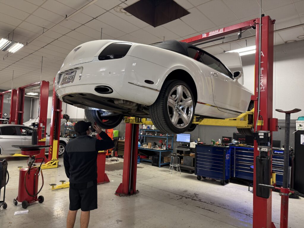 Bentley auto repair shop in Fort Worth